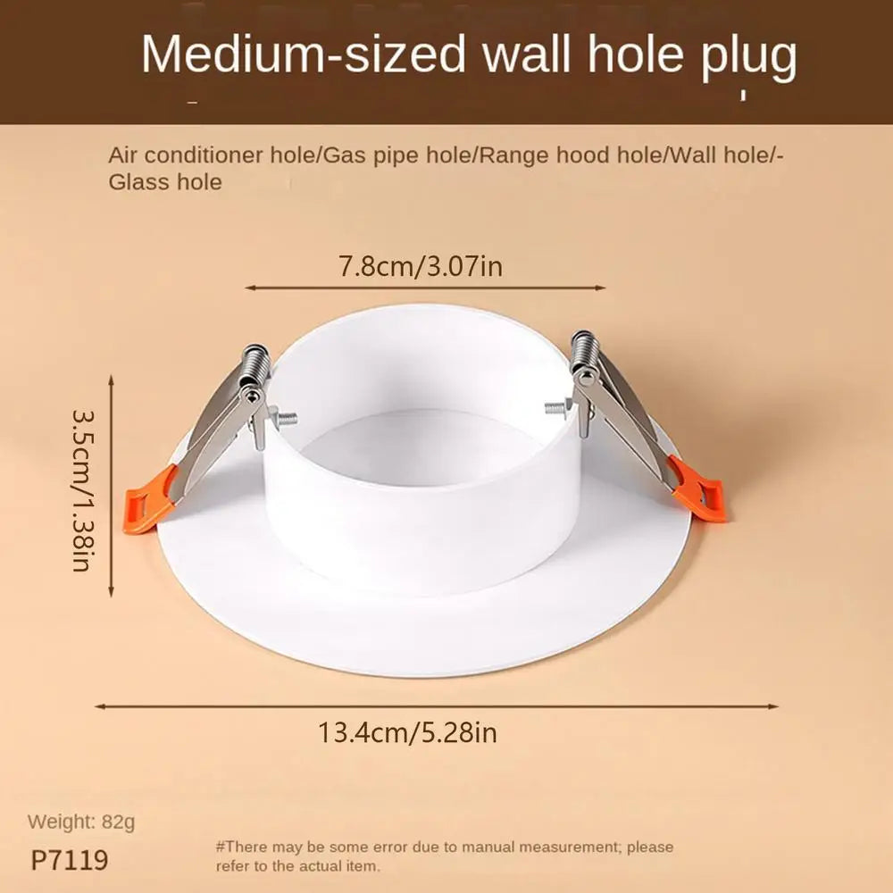 Ceiling Cover Plate Decorative Access Panel With Buckle Round Blank Cover Plate For Home Living Room Kitchen Garage Basement Peaceful Pleasures Health and Wellness B China Mainland