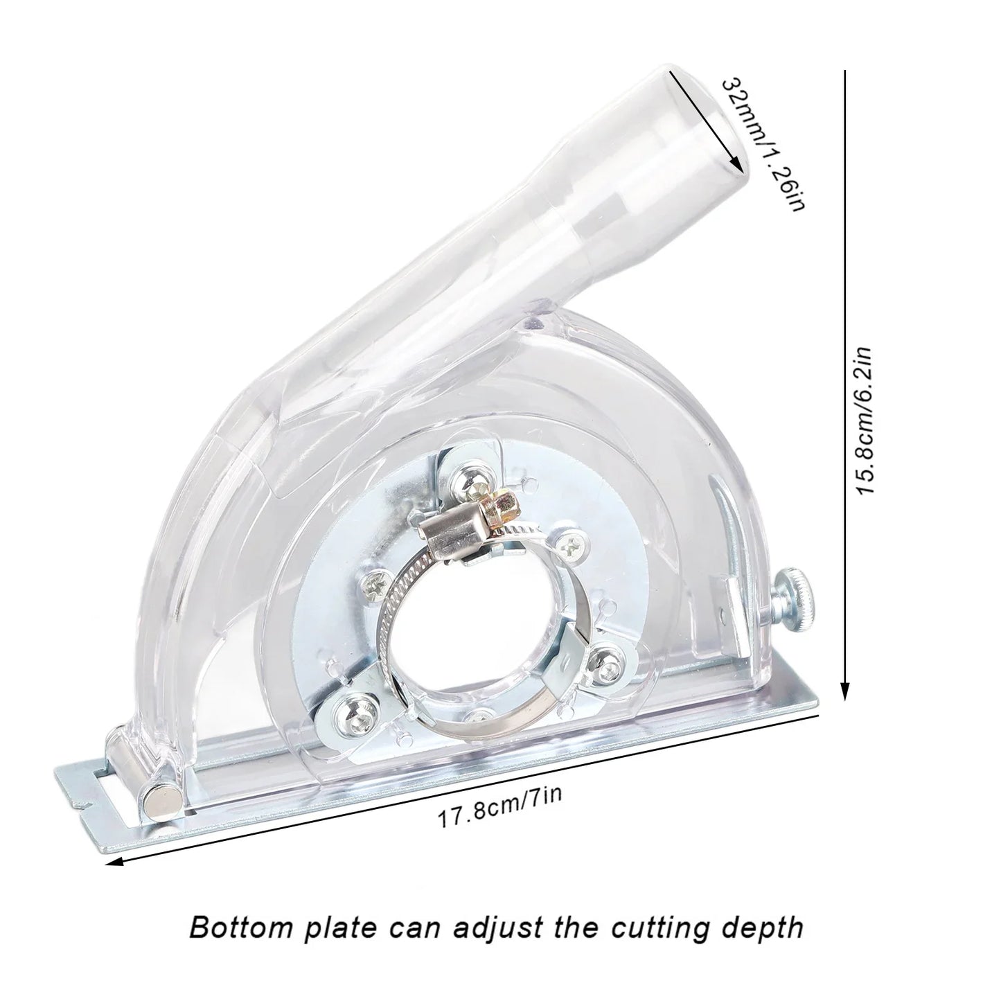 Angle Grinder Dust Cover Cutting Grinding Shroud 100 125 Amp 115 Saw