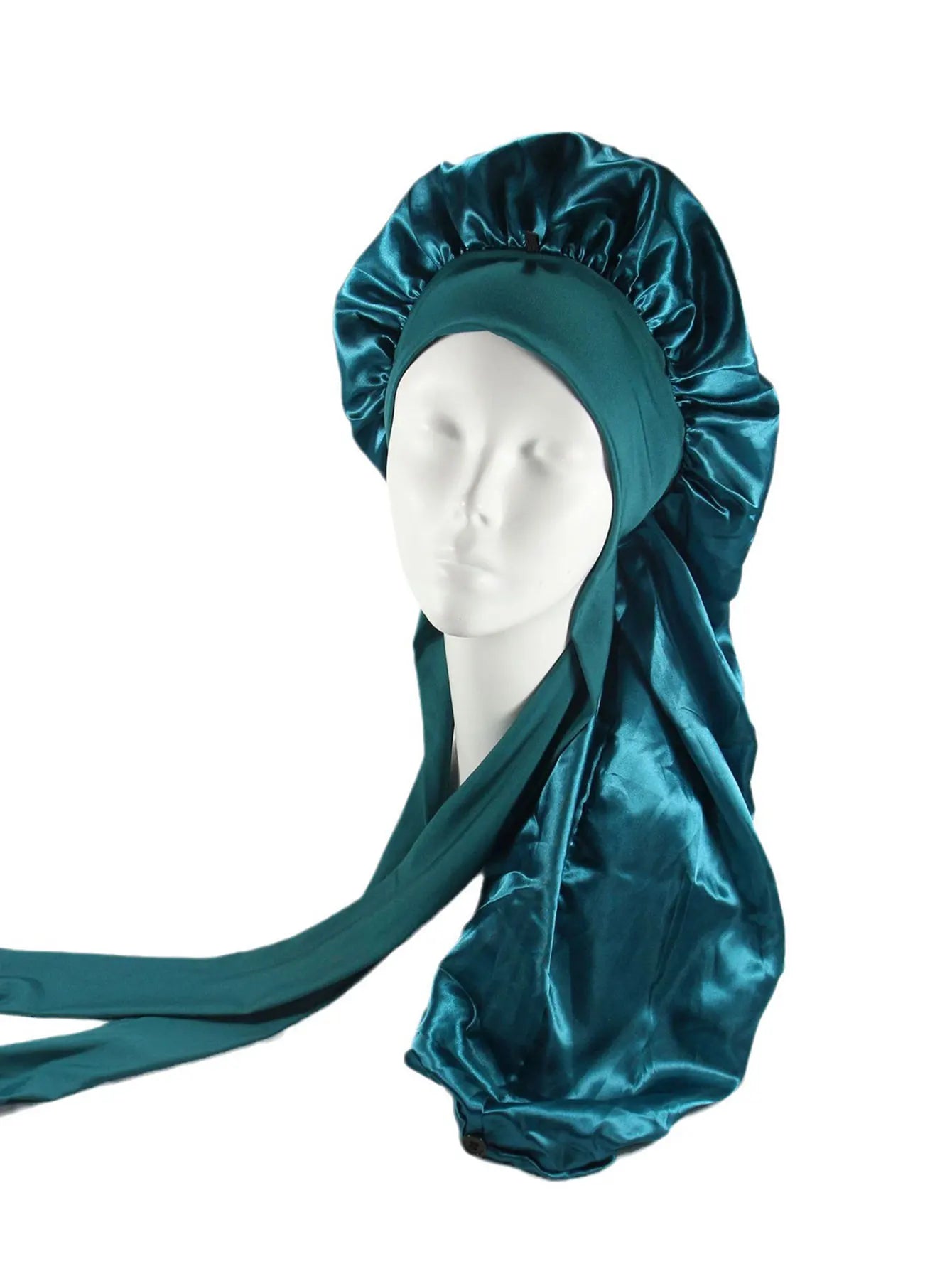 Satin Silk Sleep Bonnet for Women – Curly & Braided Hair Cap