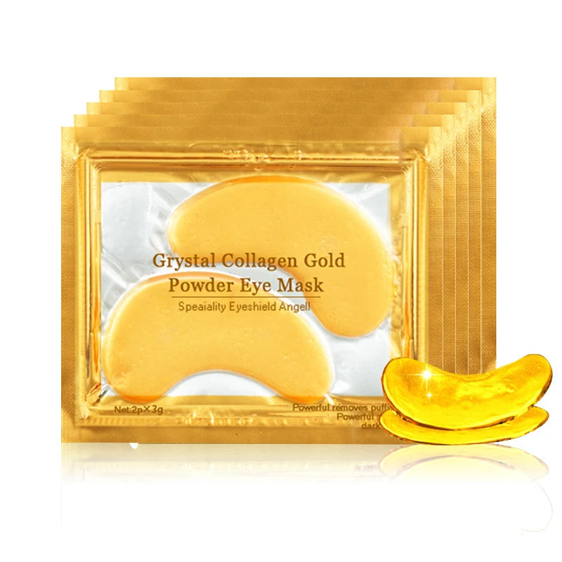 BIOAOUA 50 Pairs Gold Collagen Eye Patches – Dark Circles