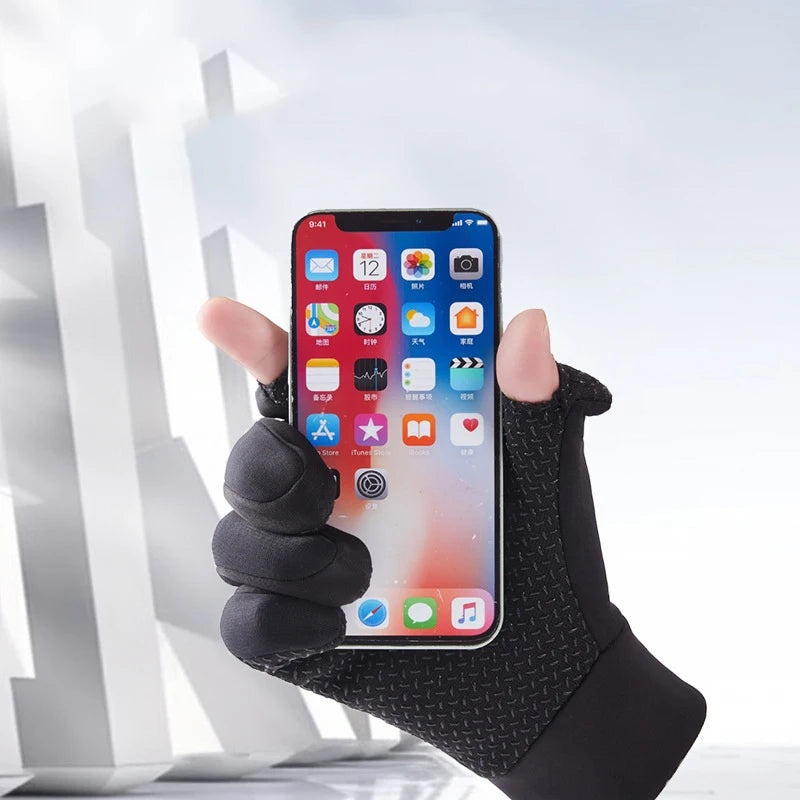 Outdoor Sports Warm Gloves Waterproof Touchscreen Suitable for Skiing and Cycling Anti-slip Gloves Peaceful Pleasures Health and Wellness