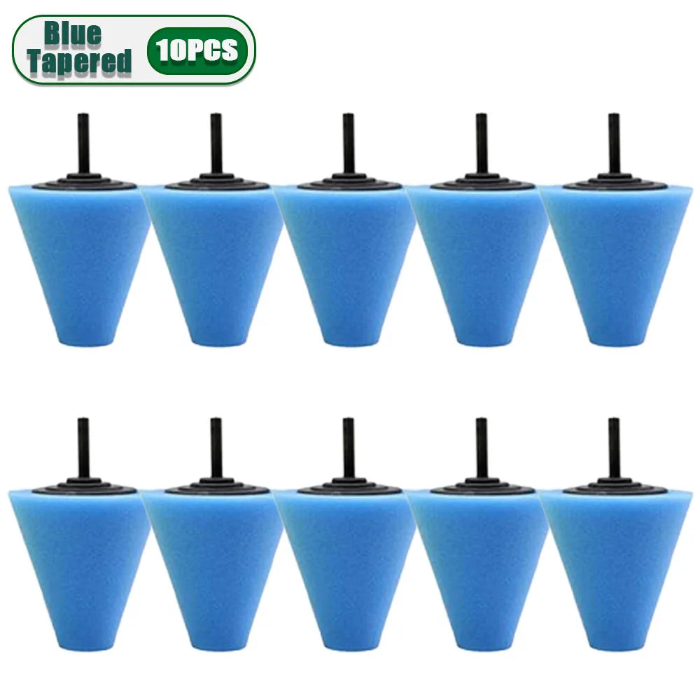 Car Wheel Hub Polishing Sponge Cone – Rim Cleaner Tool