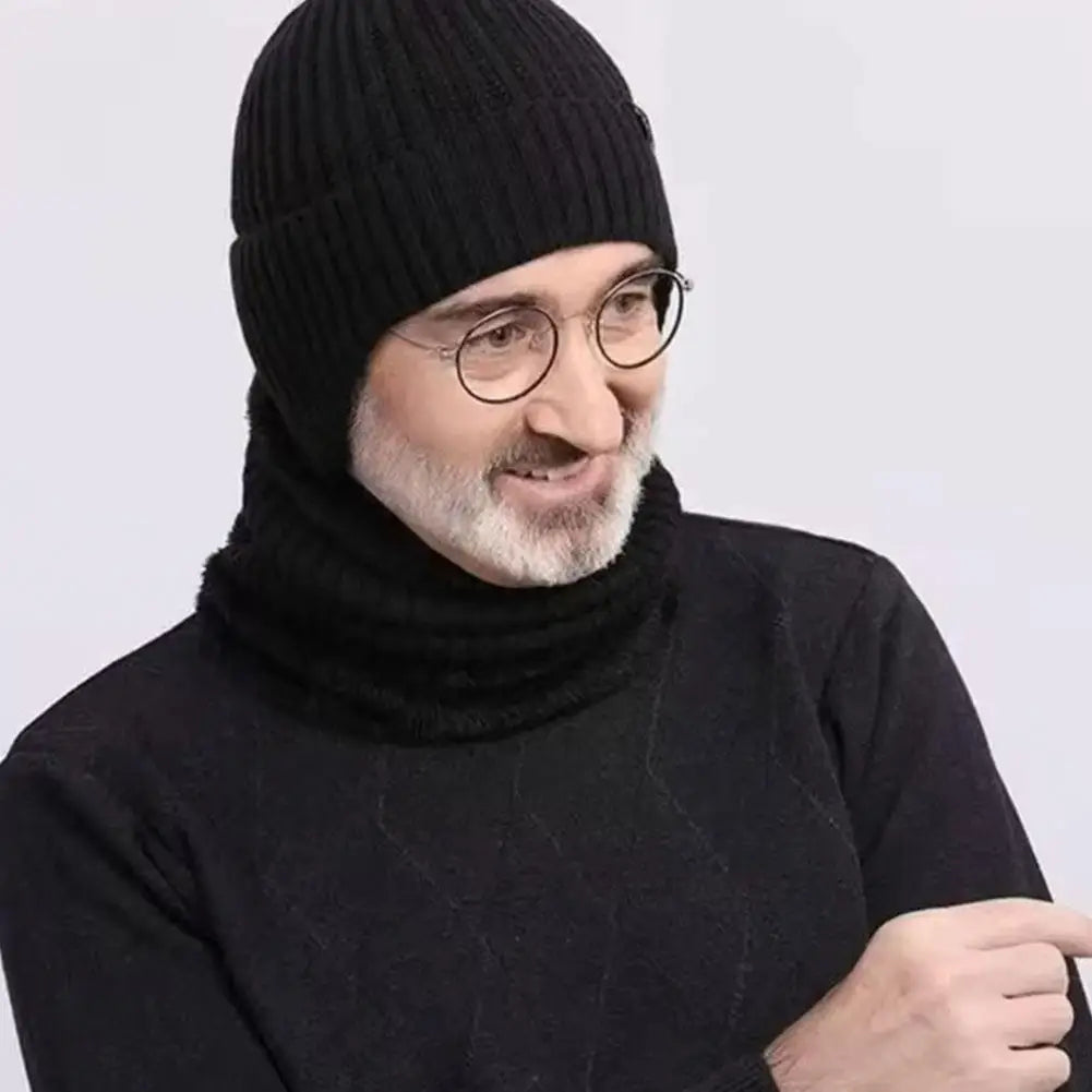 Winter Knit Beanie Hat with Ear Cover – Unisex Adult Knit Winter Beanie Peaceful Pleasures Health and Wellness