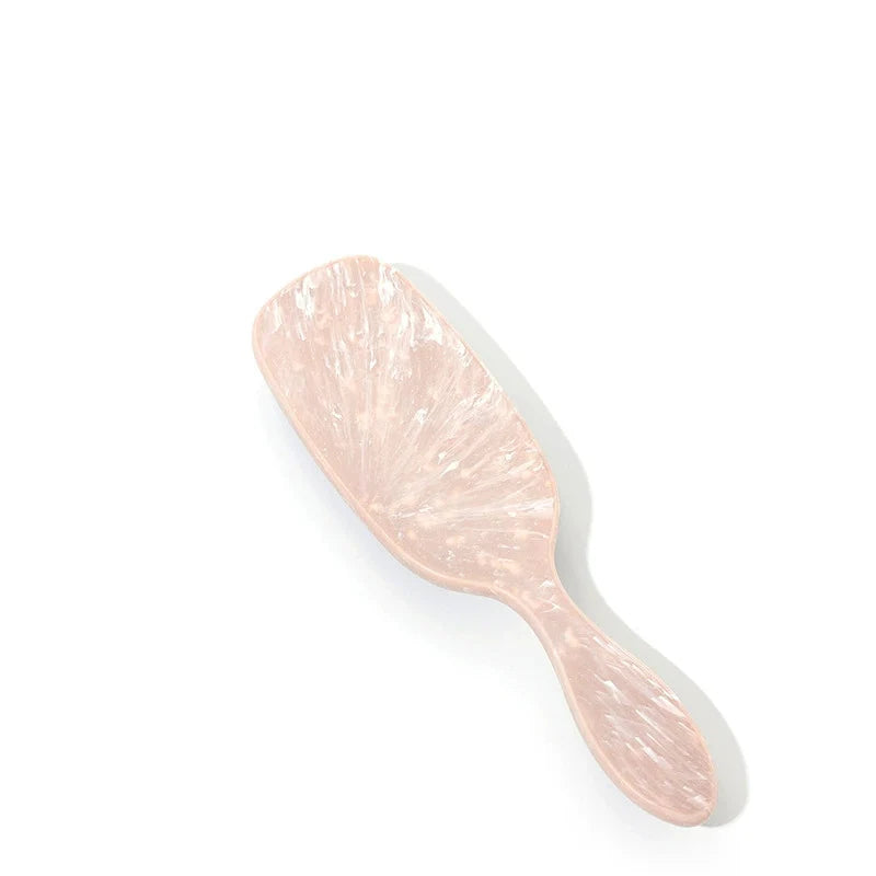 Marble Handle Hair Comb – Scalp Massager & Detangling Brush