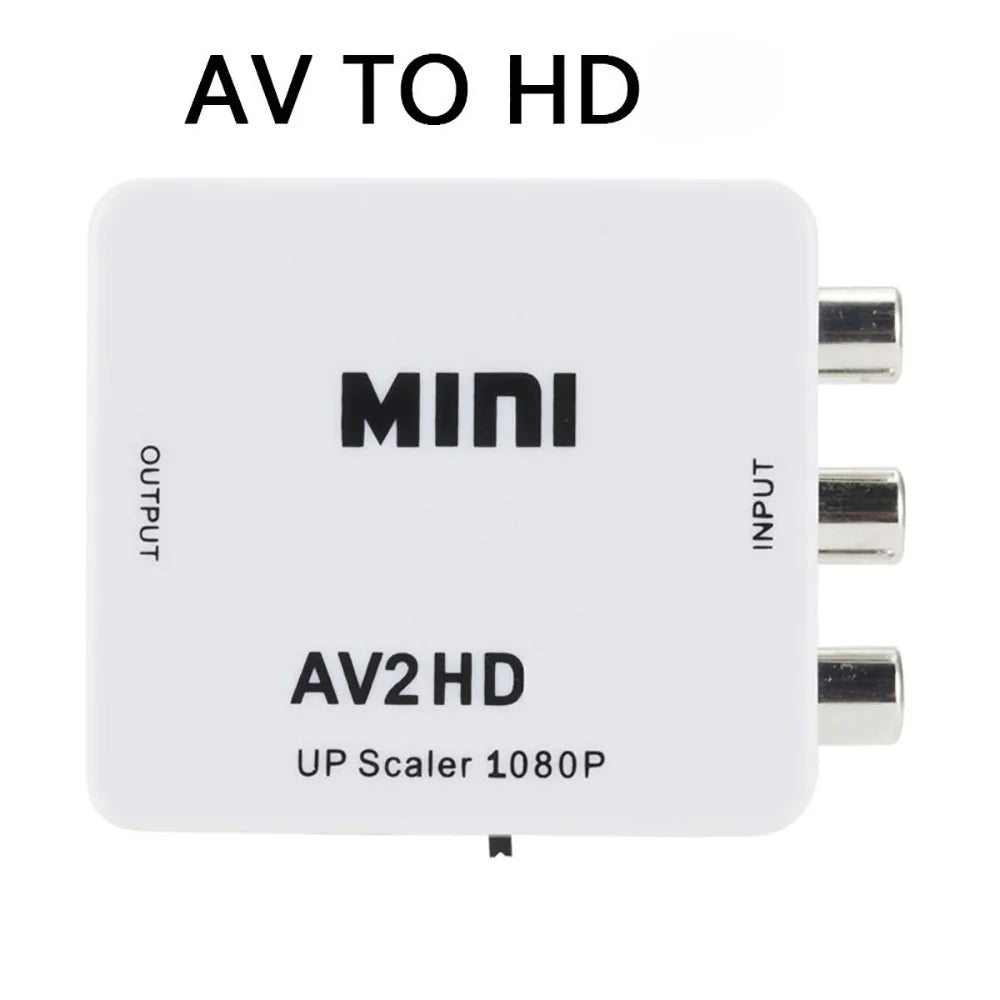 HDMI to RCA AV Converter Box 1080P CVBS NTSC PAL Compatible