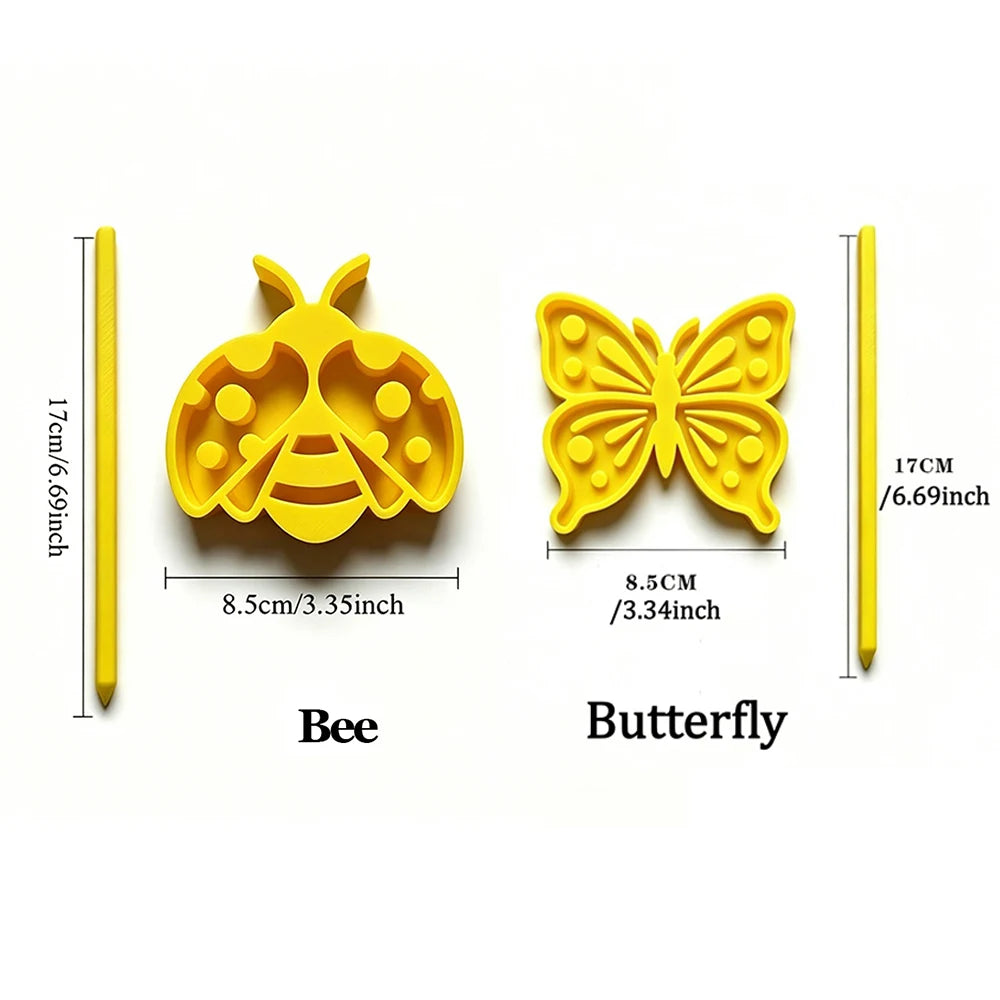 Bee & Butterfly Water Feeder | Garden Stake Drinking Station Garden Pollinator Feeder Peaceful Pleasures Health and Wellness Bee and Butterfly