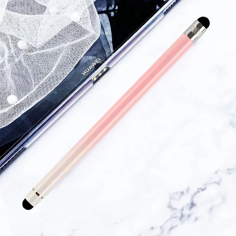2-in-1 Stylus Pen Touch Pencil For Cell Phone Accessories For iphone Electrostatic Touch Pen For Phone Touch Screen Stylus Pens Peaceful Pleasures Health and Wellness Gradual pink