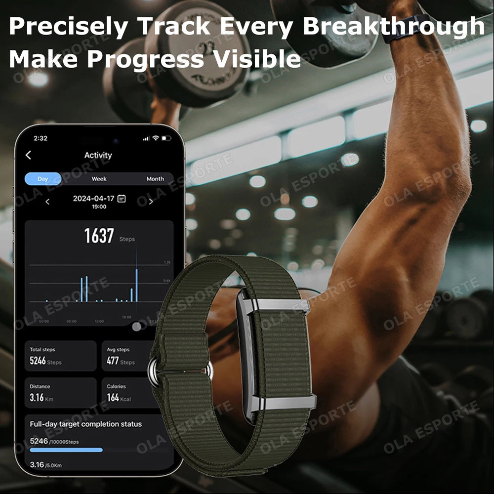 NEW No Screen Men's Wrist Smartwatch Sports Outdoor Fitness Health Monitor 1ATM Waterproof Smart Watches For Woman Andriod 2026 Peaceful Pleasures Health and Wellness