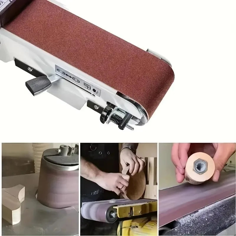 533 Sanding Belt 60-400 Grit Wood Soft Metal Polishing Sandpaper Used