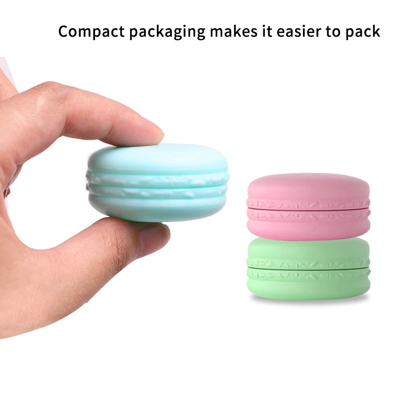 5Pcs 10g Macaron Cream Jar,PP Plastic Lotion Cream Box Bottle,Cosmetic Foundation Cream Pill Storage Box,Travel Portable Makeup Peaceful Pleasures Health and Wellness