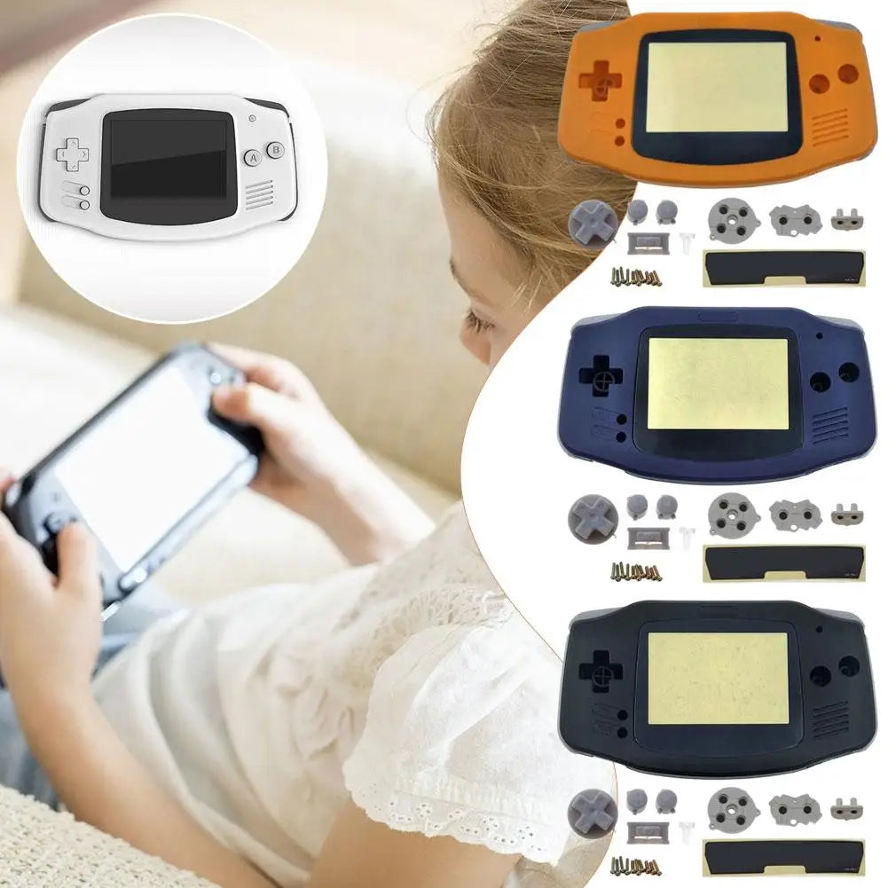 High Quality Plastic Colorful Game Console Replacement Shell For Gme Baoy Advance Shell Kit Game Console Protection Case For GBA Peaceful Pleasures Health and Wellness