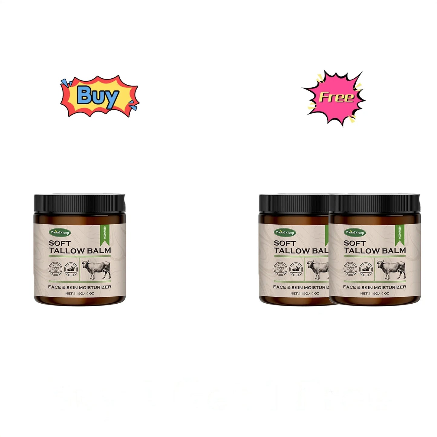WOODSLEEP Shea Butter Cream – Deep Moisturizer Face & Body