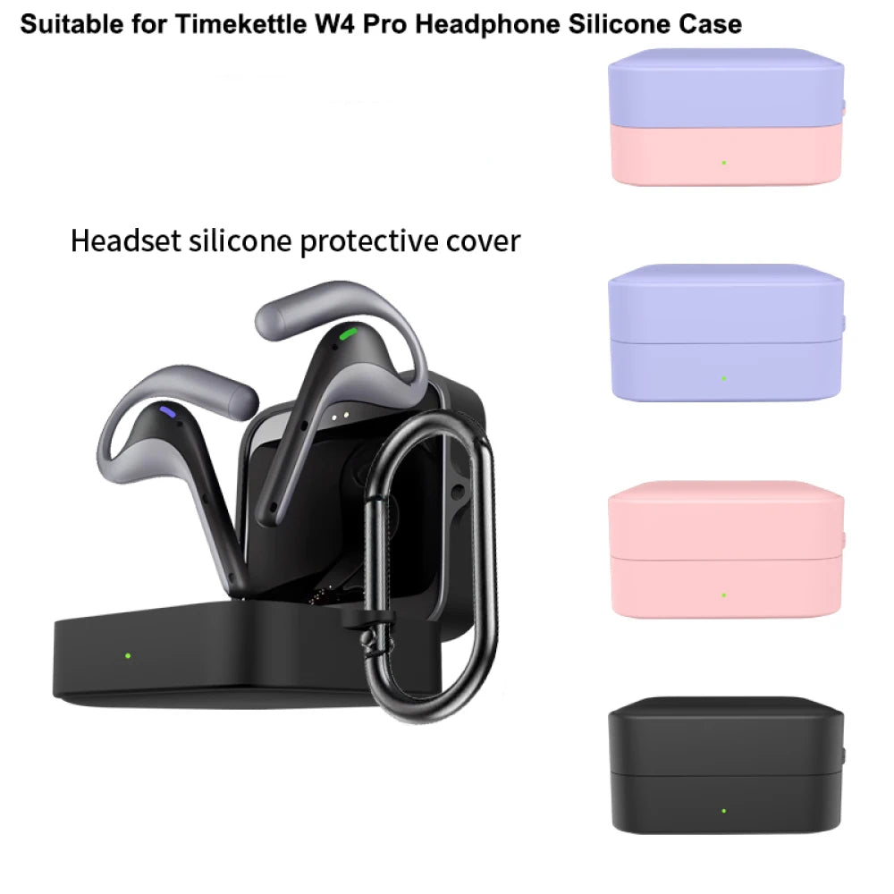 For Timekettle W4 Pro Case Silicone Soft Case Compatible With For Timekettle W4 Pro Shockproof Shell Case Protective Sleeve Peaceful Pleasures Health and Wellness