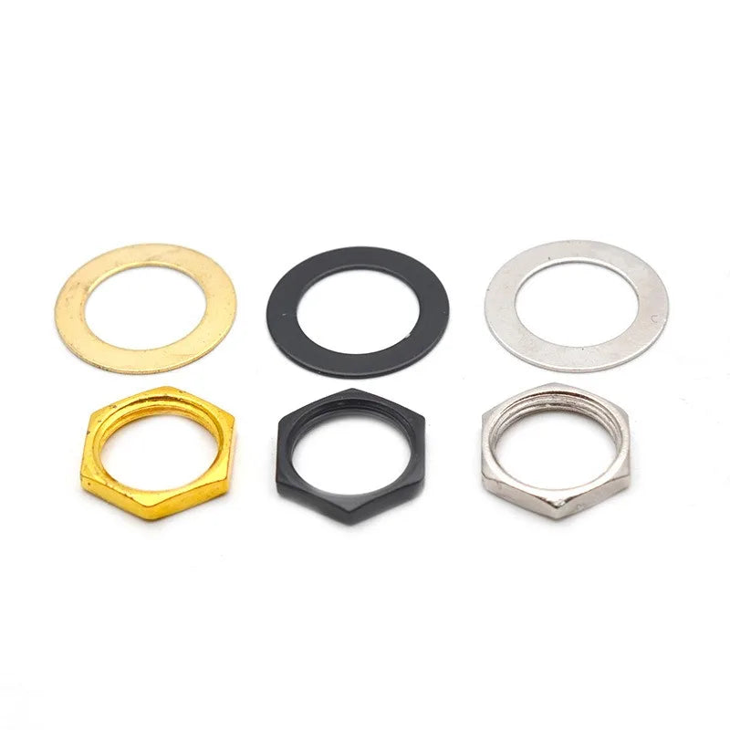 M12 Guitar Bass Shake Switch Nut Gasket Musical Instrument