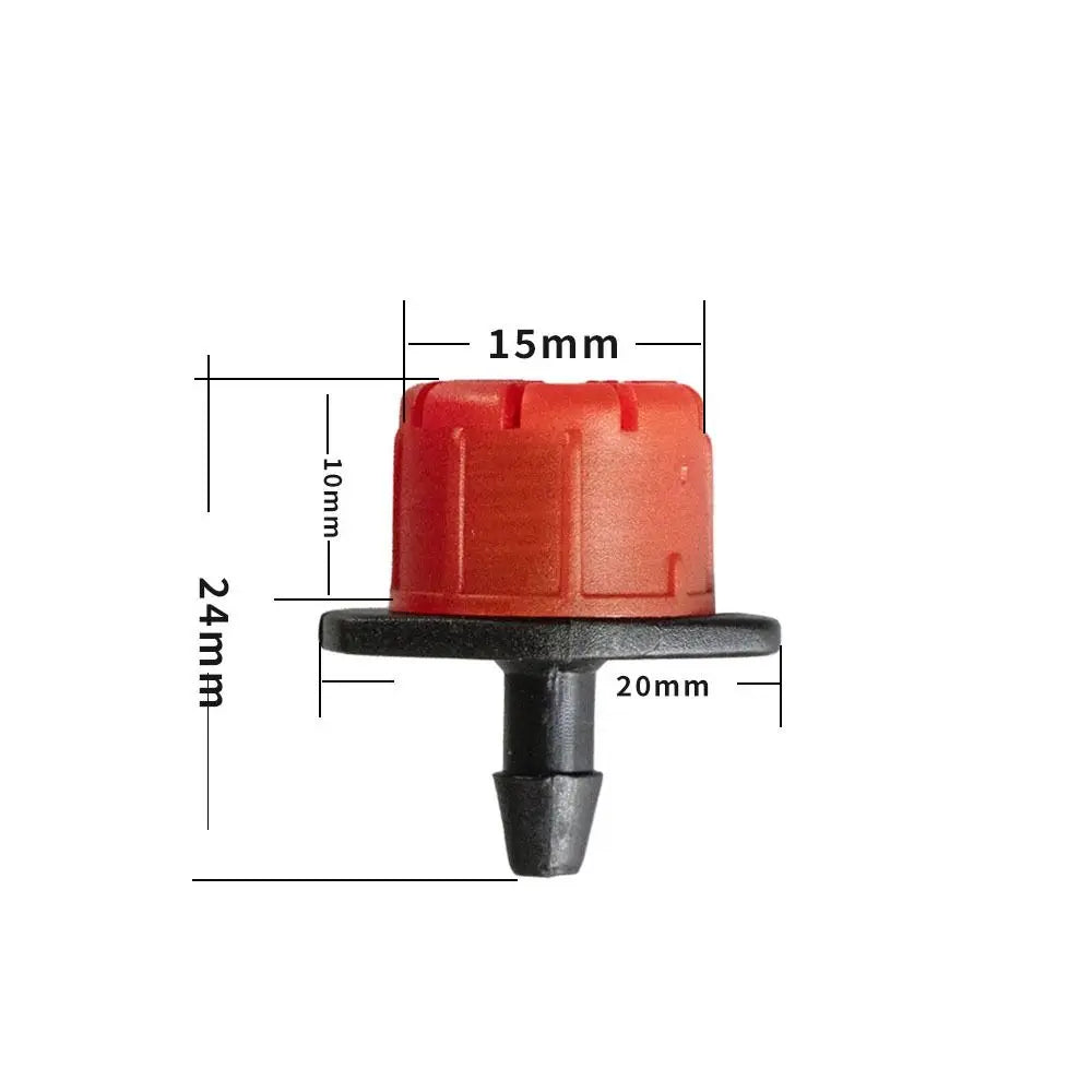 50PCS New 360 Degre Water Dropper Head Adjustable Garden Adjustable Irrigation Drippers Watering Plastic Sprinklers Peaceful Pleasures Health and Wellness