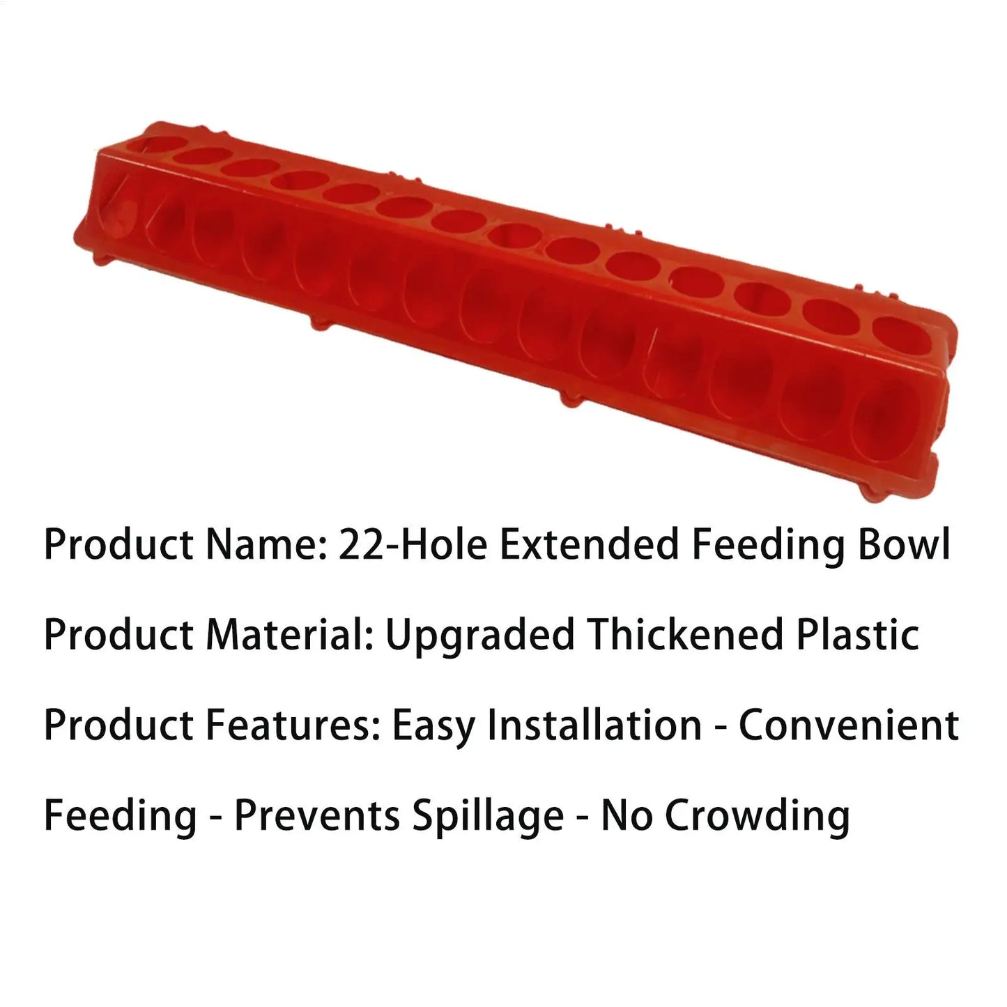 28-Holes Pigeon Feeder Large Capacity Automatic Poultry Feeder For Doves, Quails, Ducks, Baby Chicks, Coop, Cage, Aviary Use Peaceful Pleasures Health and Wellness