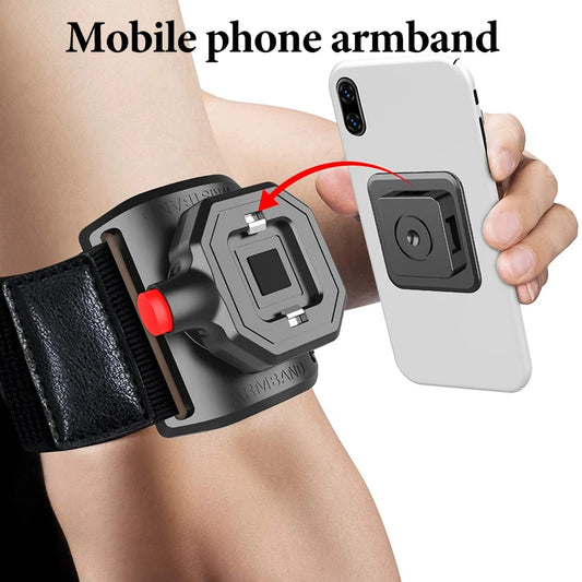 Detachable Rotatable Mobile Sport Bag For Phone For Running Sports Bags mp3/mp4 Bags For Jogging Armband Cell Phone Wrist Strap Peaceful Pleasures Health and Wellness