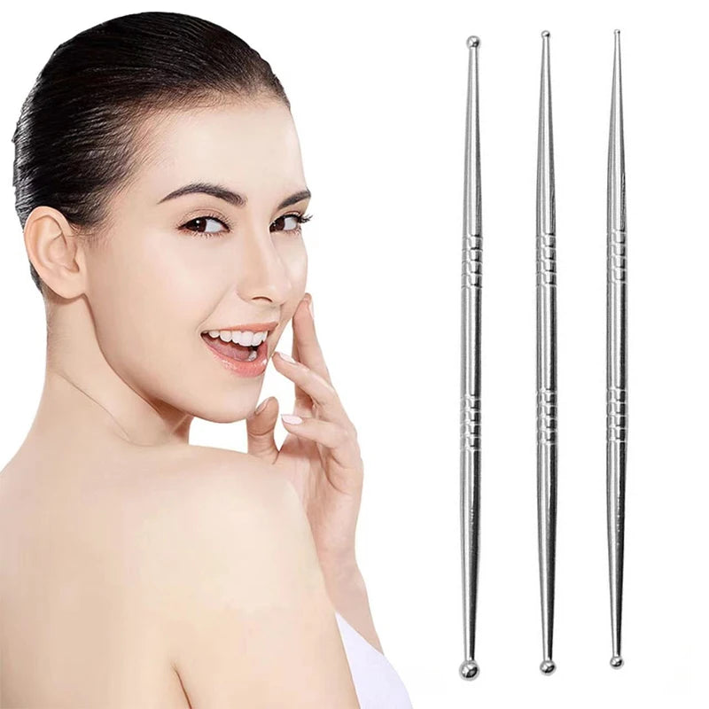 S/M/L Acupuncture Pen Stainless Steel Manual Acupuncture Pen Trigger Point Massager Deep Tissue Massage For Body Face Massage Peaceful Pleasures Health and Wellness