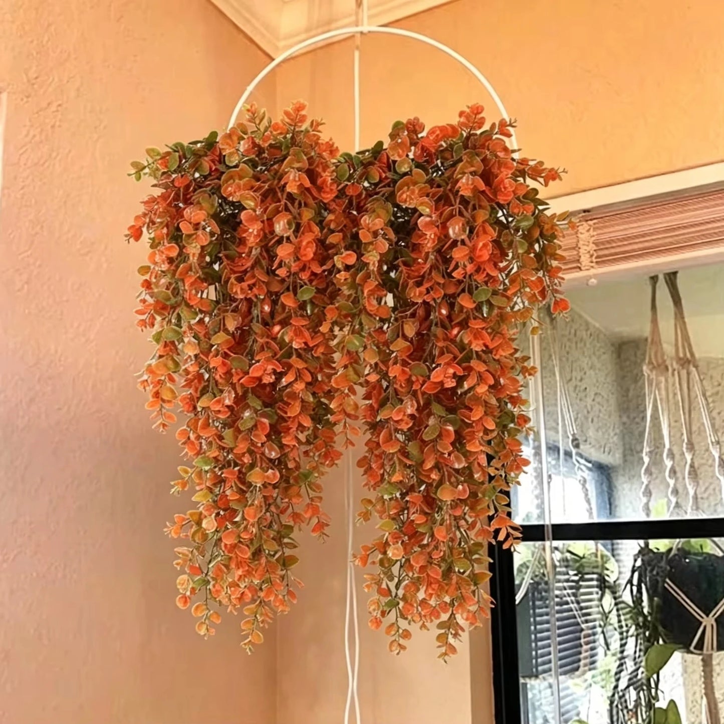 Artificial Fern Vine Garland – UV-Resistant Outdoor Wedding Decor