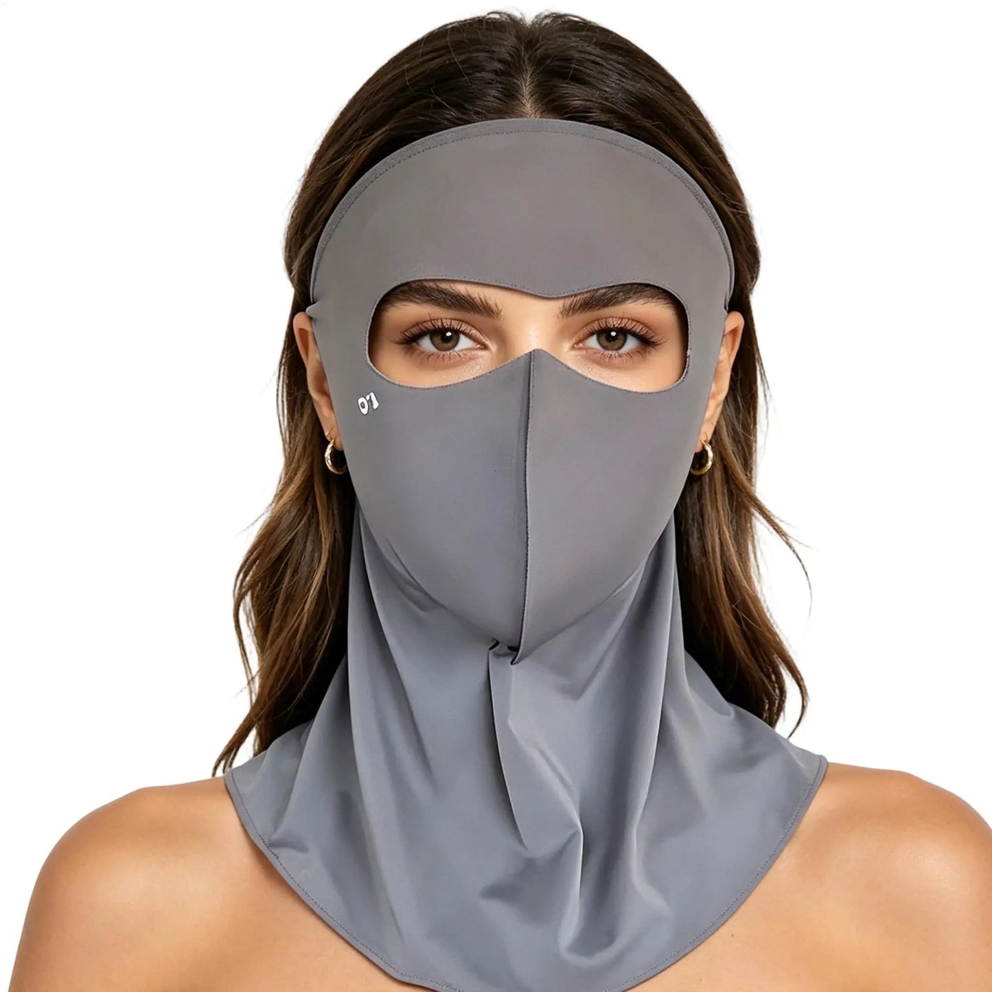 UPF 50+ Ice Silk Sun Protection Face Mask & Neck Cover