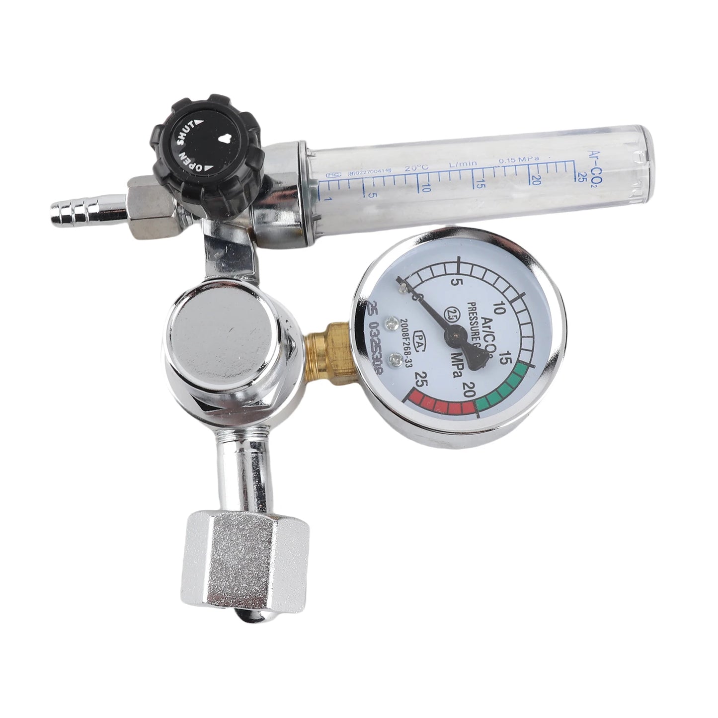 Meter 0-25Mpa Argon Regulator CO2 Mig Tig Gas-regulators Flowmeter