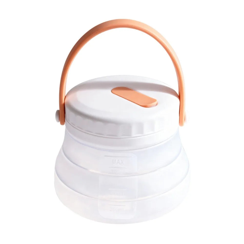 Foldable Silicone Food Storage Bucket 800–1500ml Leak-Proof
