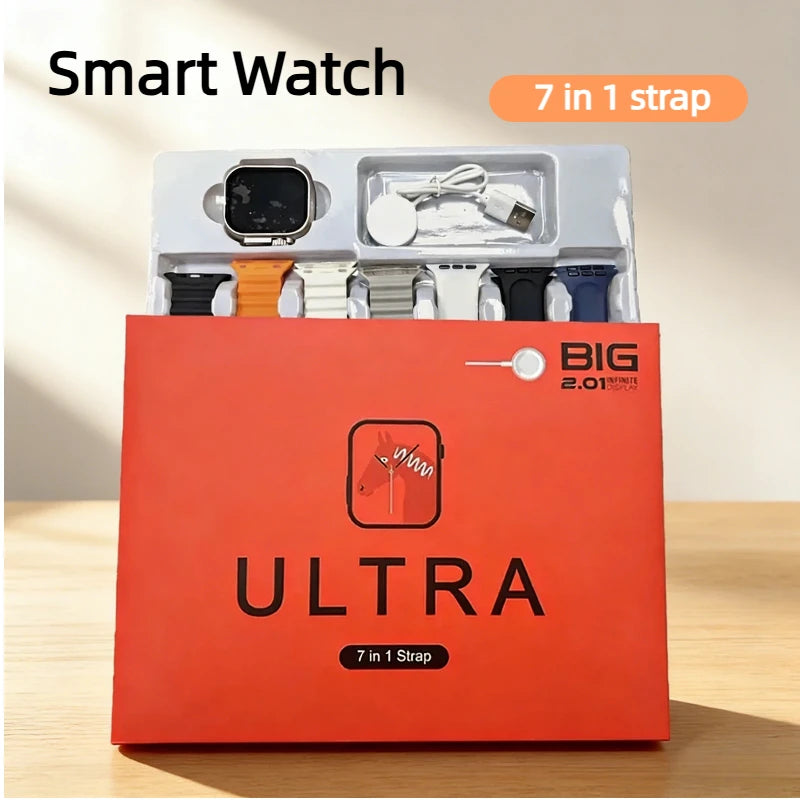 7 Watch Straps Smart Men Women Health Fitness Tra Bluetooth Phone