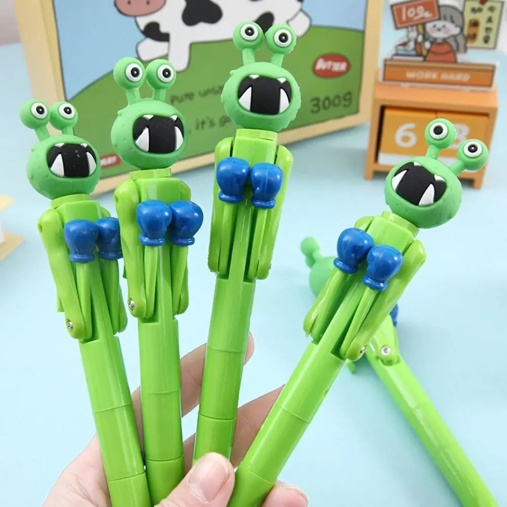 Signature Interactive Boxing Pen Boring 1.0mm Fun Mechanism Fist Pen Writing Press Ballpoint Pen Boxing Fighting Pen Award Gifts Peaceful Pleasures Health and Wellness