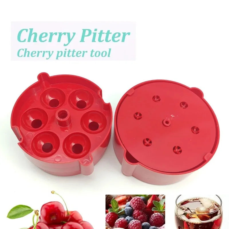 New Cherry Pitter Tool Olive Pitter Pit Remover Push Pull Seed Cherry Pitters Core Remover Portable Kitchen Seed Depitter Tool Peaceful Pleasures Health and Wellness