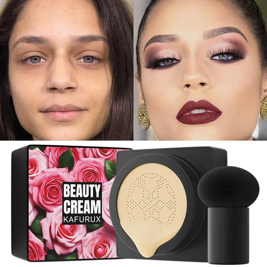 KAFURUX Mushroom Air Cushion CC Cream Foundation – 5 Shades Air Cushion Foundation Oasis Select