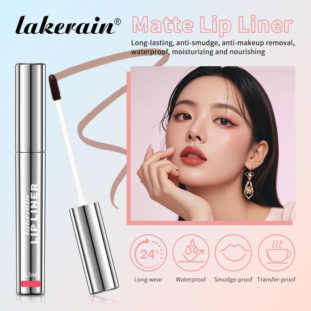 4colors Lip Liner Tattoo Matte Peel Off Enhance Lips Lip Liner Waterproof Long Lasting Moisturizing Lips Gloss Tattoo Cosmetics Peaceful Pleasures Health and Wellness