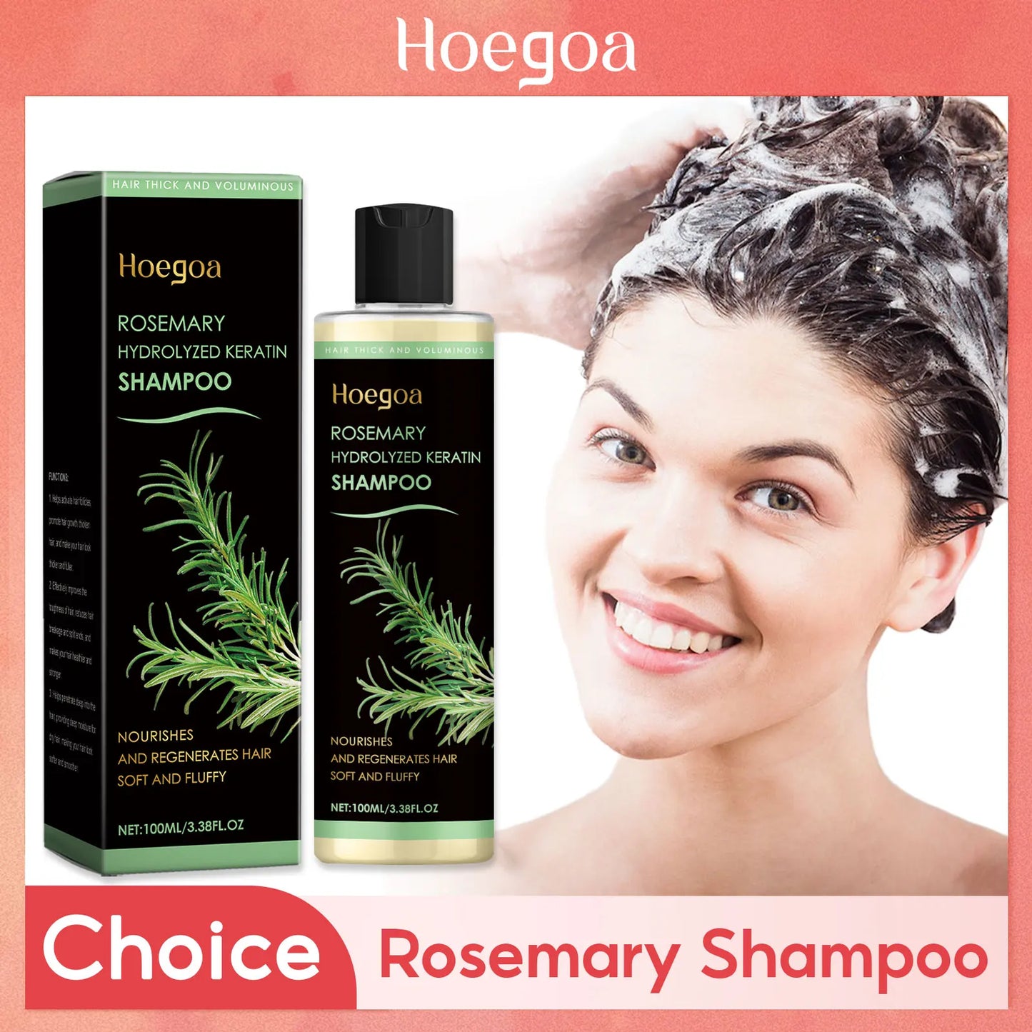 HOEGOA Rosemary Shampoo – Hair Growth & Deep Nourishing