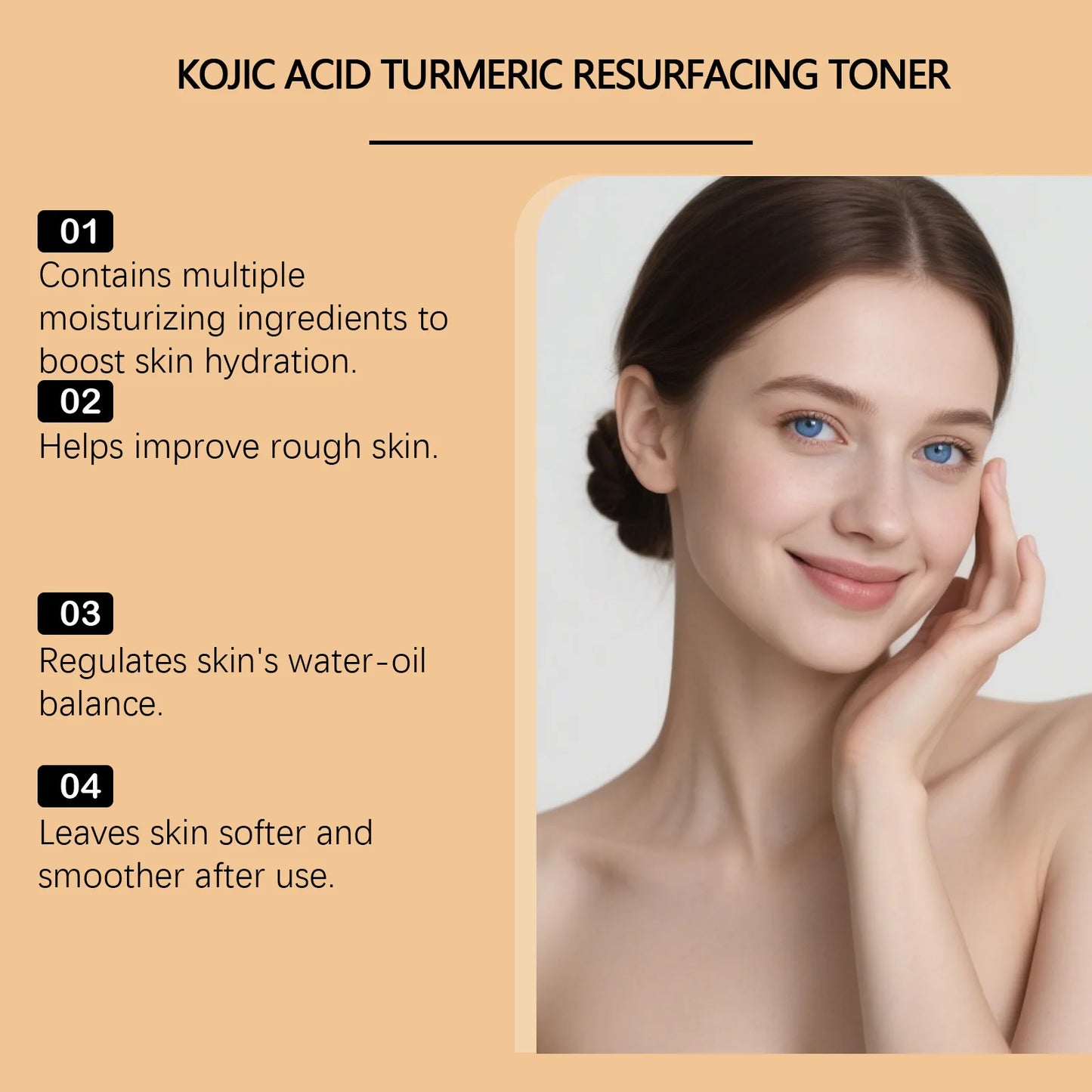 Kojic Acid Turmeric Brightening Toner – Pore Minimizing
