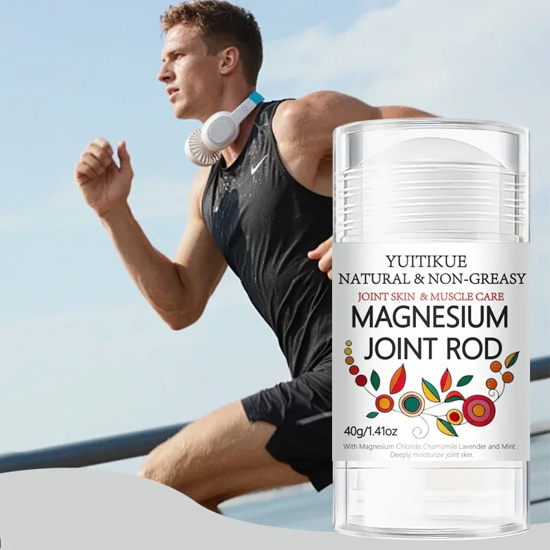YUITlKUE Magnesium Joint Rod Natural Non-Greasy Joint skin & Muscle Care Balm with chamomileLavender Moisturizing 40g Peaceful Pleasures Health and Wellness