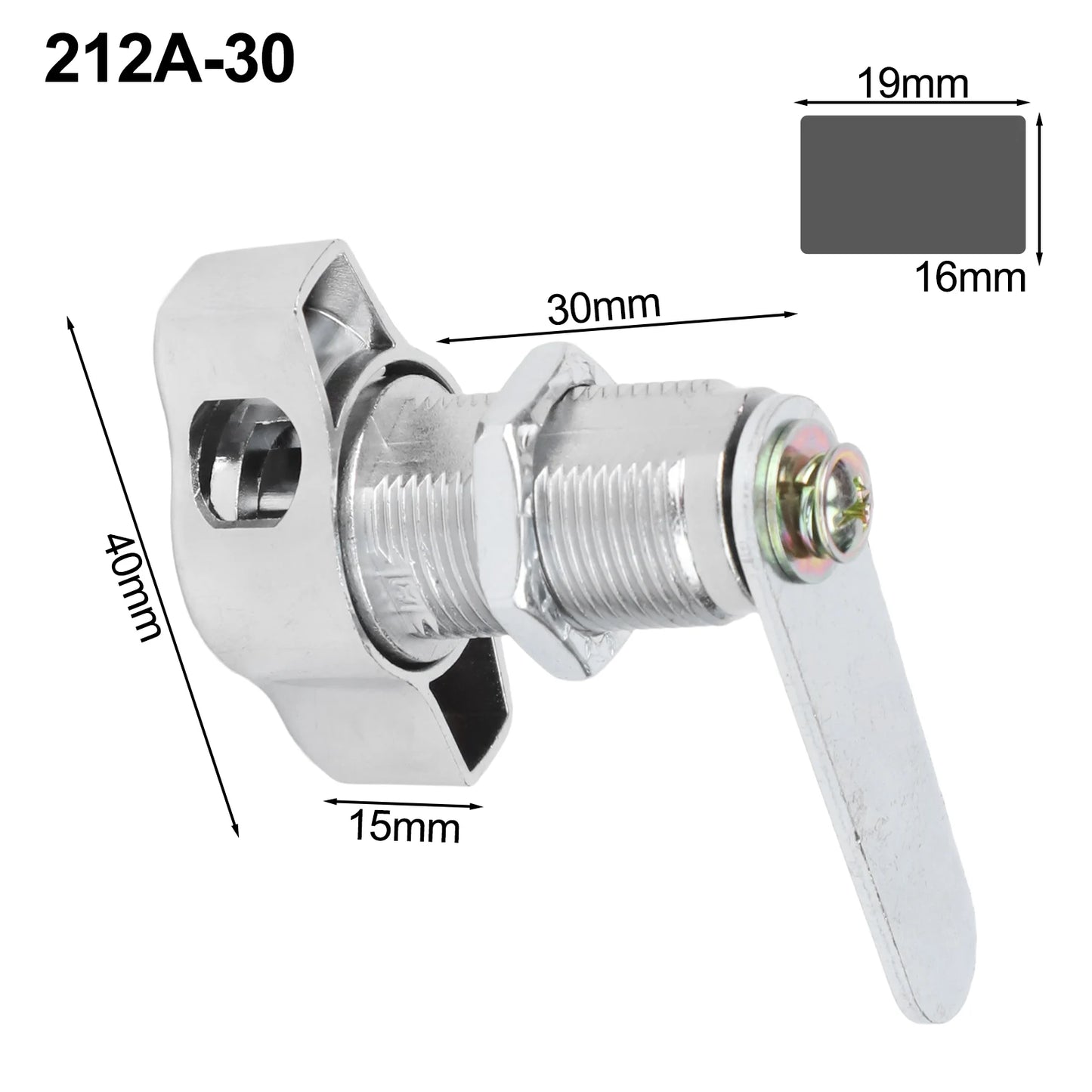 Security Lock Keyless Zinc Alloy Cabinet Cam Secure Padlock
