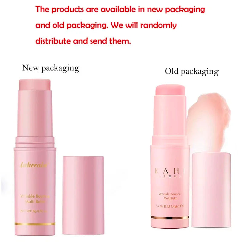 Korean Collagen Pink Bounce Balm Stick | Multi-Use Moisturizer