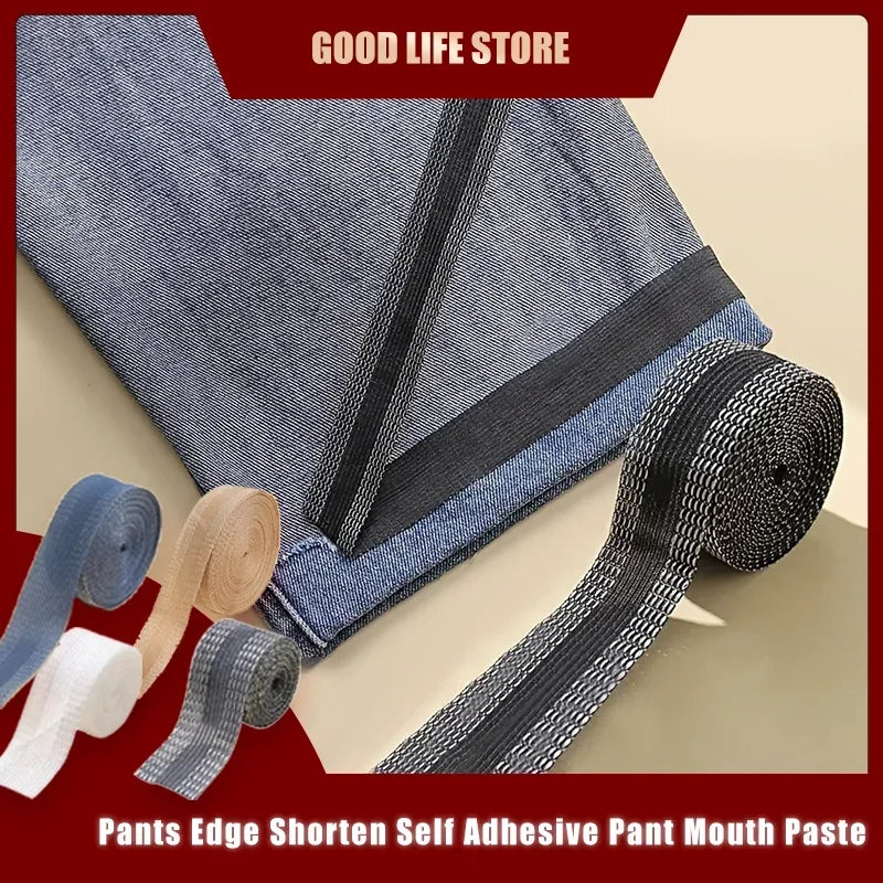 Pants Edge Shorten Self Adhesive Pant Mouth Paste Iron Hem Fabric