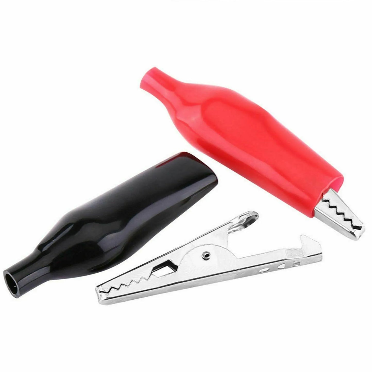 Insulated Crocodile Clips Electrical Battery Connectors 5A Alligator