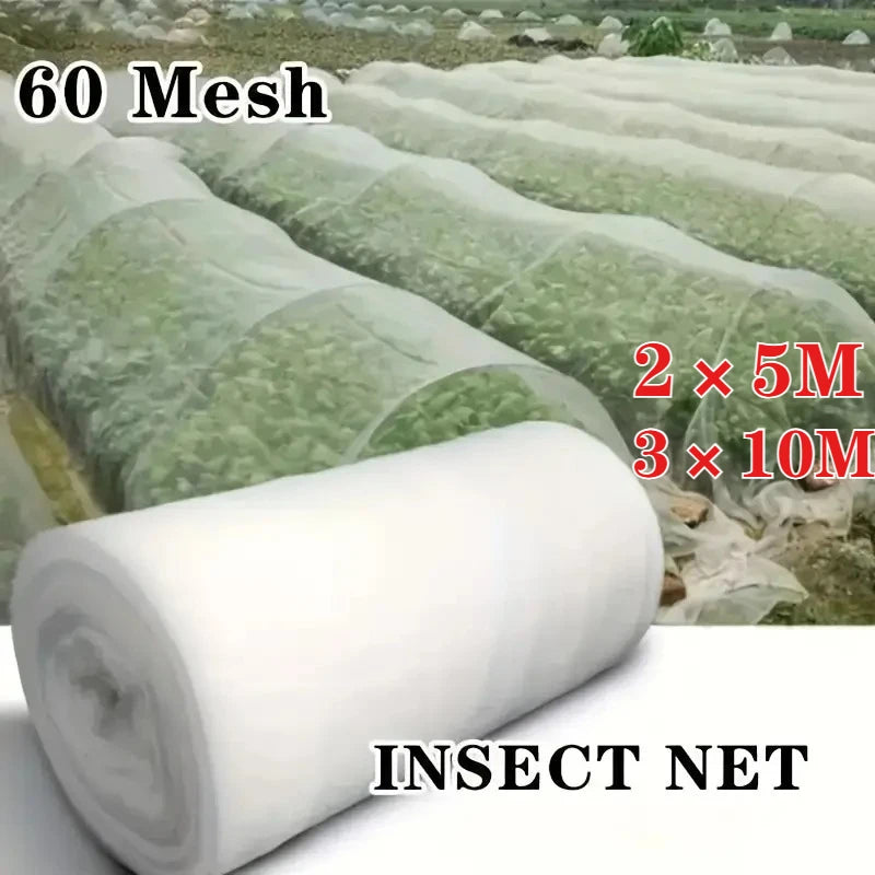 60 Mesh Garden Insect Netting – Bird & Pest Proof Plant Cover