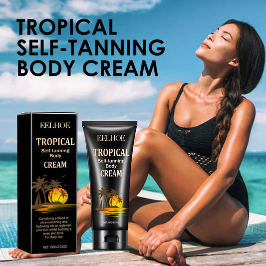 EELHOE Self-Tanning Cream – Natural Bronzer, All Skin Types