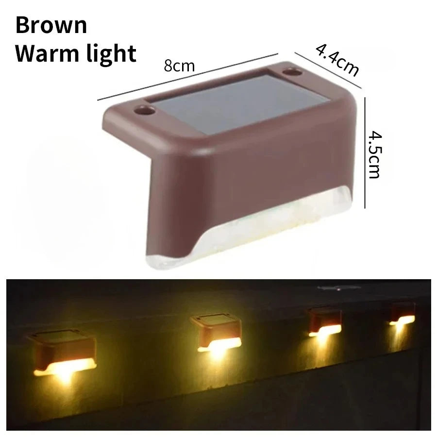 Solar LED Stair & Fence Lights | IP65 Waterproof Garden Lights