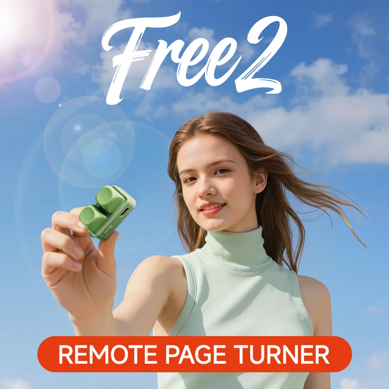 Keypad Dual Button E-book Page Turner Wireless Remote Control Keypad Dual Button Page Turner E-book Page Turner For Kobo Readers Peaceful Pleasures Health and Wellness
