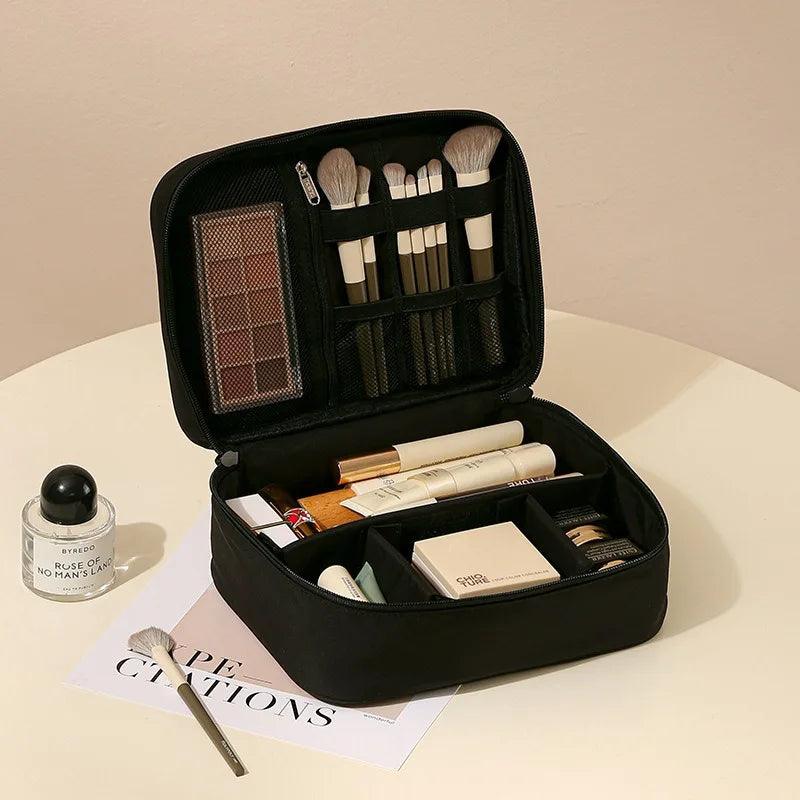 Professional Makeup Organizer Travel Bag | Multi-Compartment Case