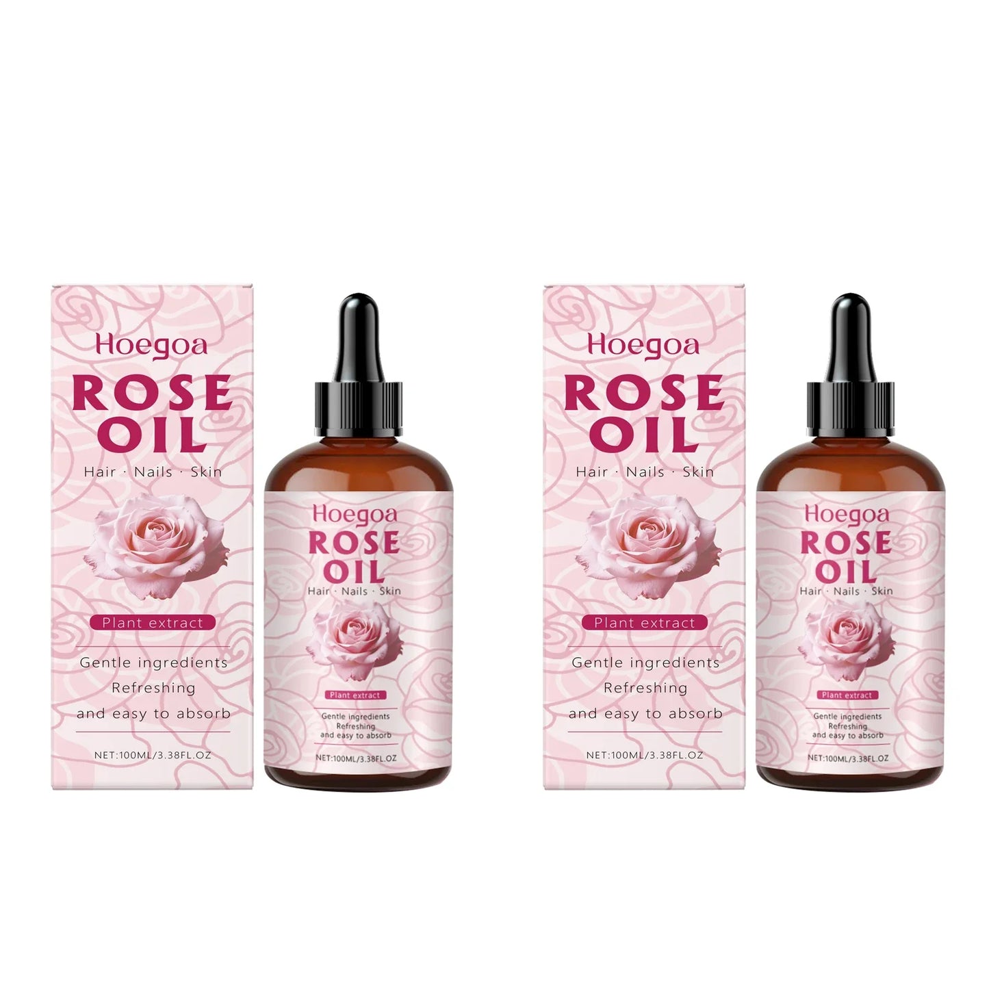 HOEGOA Rose Oil Face Serum – Anti-Aging & Brightening 100ml