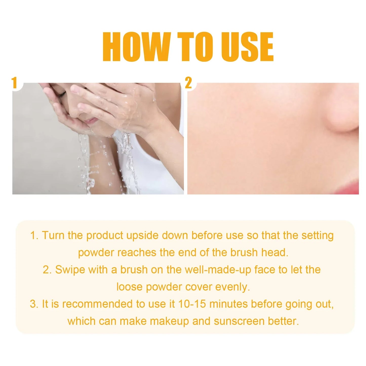 SPF 50 Sunscreen Loose Setting Powder – Oil Control & Matte