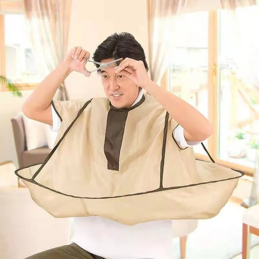 1PC Waterproof Adult Hair Cutting Cloak Foldable Umbrella Cape Salon Barber Home Hairdressing Cape Cover Cloth Peaceful Pleasures Health and Wellness