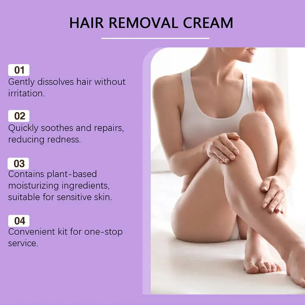 Gentle Hair Removal Cream | Sensitive Skin, Legs & Underarms