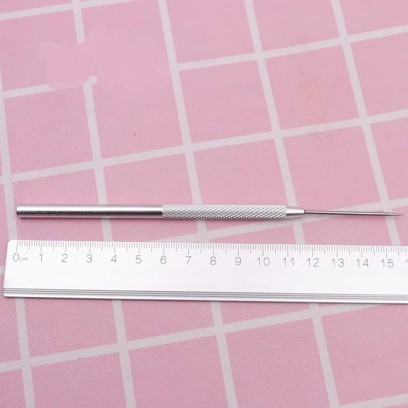 7-Needle Steel Brush Clay Texture Tool | Polymer Sculpting