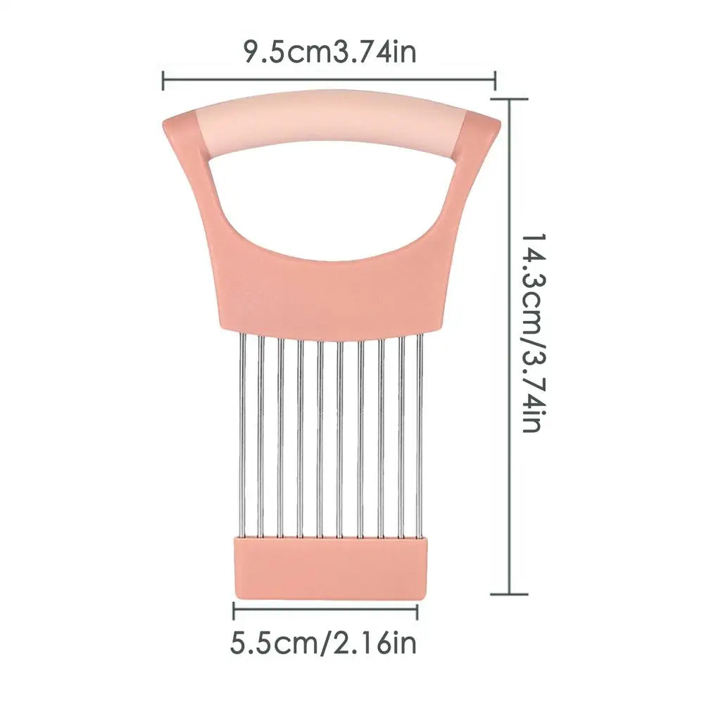 Vegetable Slicing Holder – Onion Tomato Potato Slicer Fork