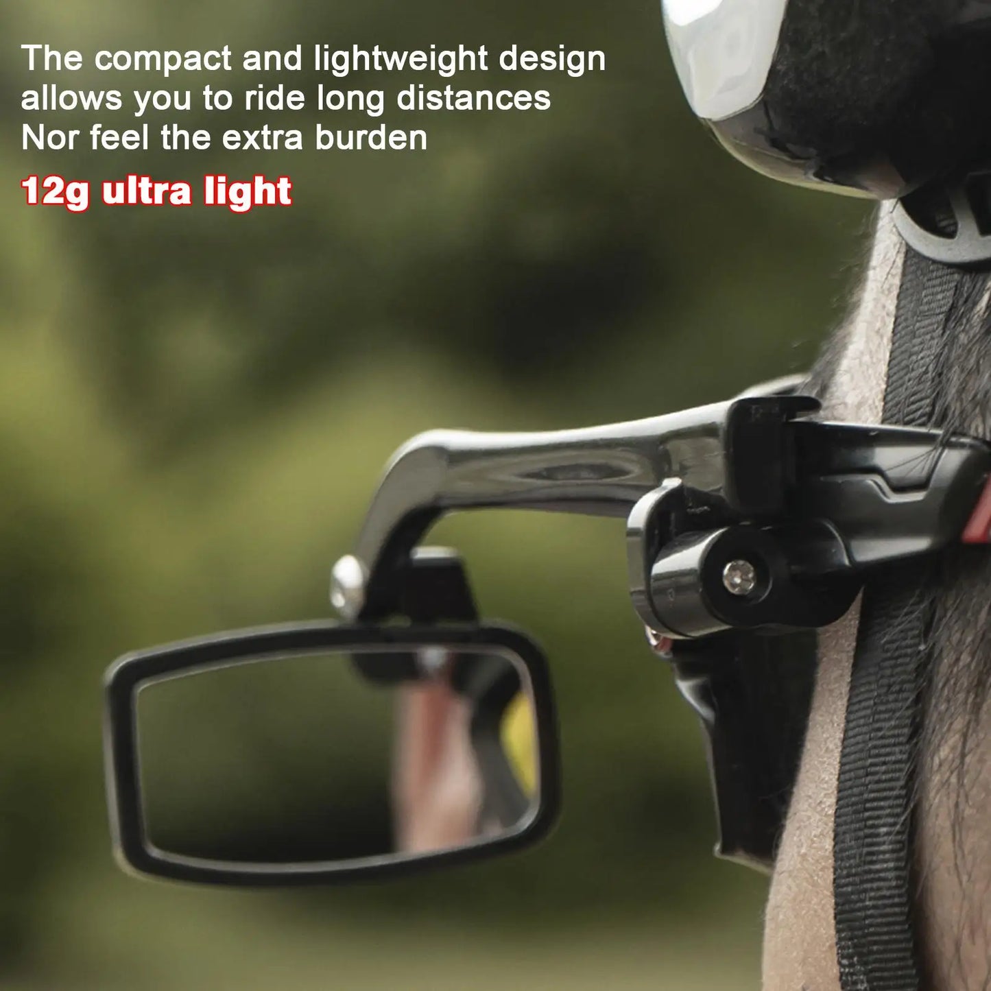 Cycling Goggles Rear View Mirror for Enhanced Safety Peaceful Pleasures Health and Wellness